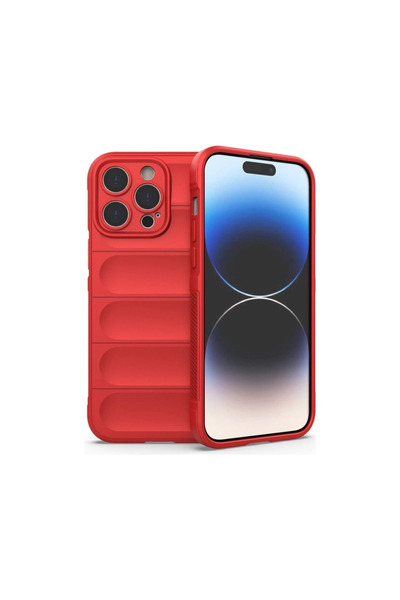 eco port iPhone 16 Pro Max Case Optimum Silicone - Red