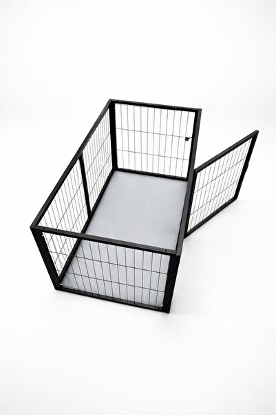 ORBO PROFESYONELMETALKÖPEK ÇİT120X60X60 ALTÜST AÇIK SİYAH