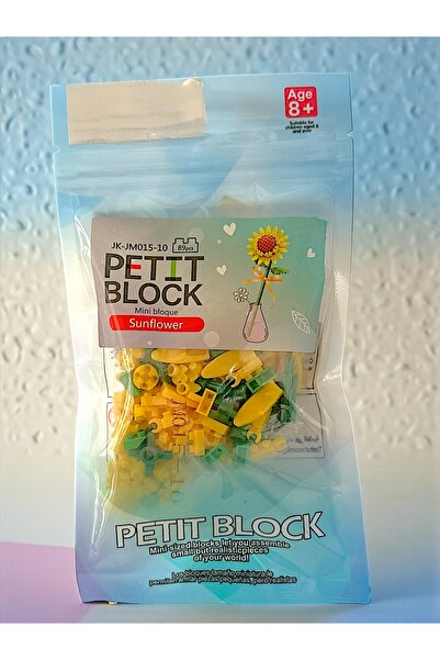 anonim Mini Block Flower Set Sunflower |   89 Pieces |   Sunflower Building Toy