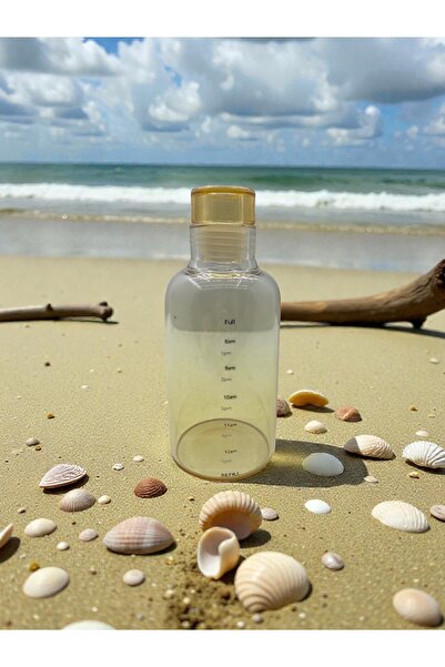 KACASTORE Renkli Cam Su Şişesi Matara 200 ML