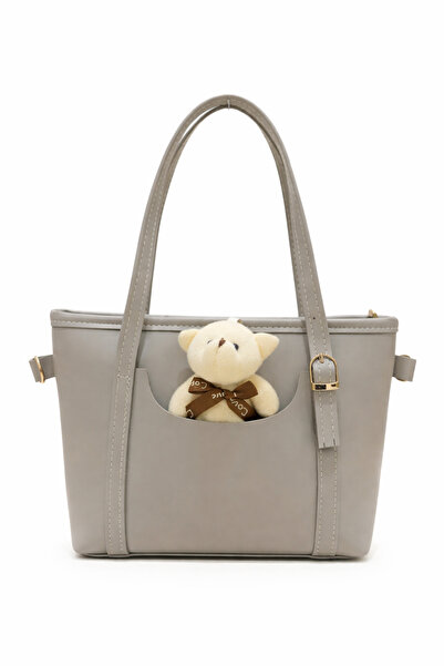 Change Time Mini Ayıcıklı Dikdörtgen El ve Omuz Çantası