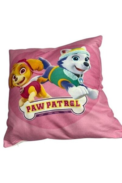 Paw Patrol Kids Pillow, 40x40cm, Soft, Pink