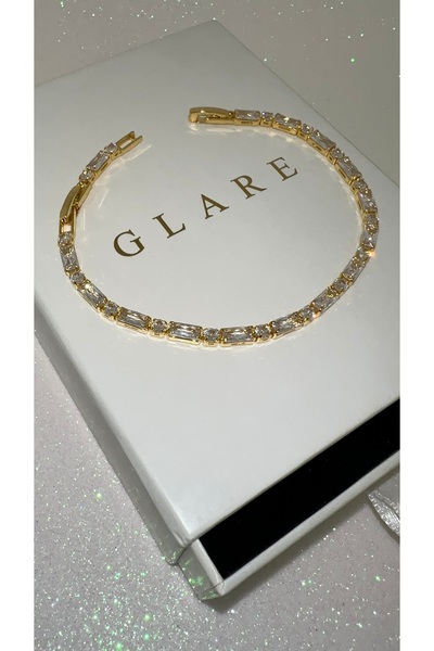 GLARE JEWELRY CO Baget-Oval Tırtıl Modeli Gümüş Pırlanta Montür Suyolu Çelik ...