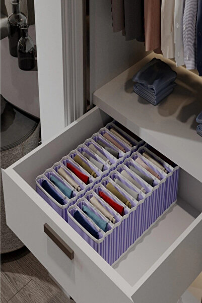 Kanonik Education 11 Compartment Closet and Drawer Organizer Accordion Organi...