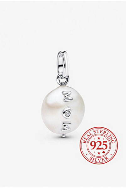 Lovecharm قلادة الأم المزينة باللؤلؤ