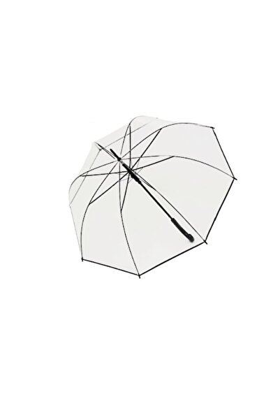 CAPRİ Umbrelă de ploaie EVO, tip băț, Capri, PVC, transparentă, diametru 90 cm