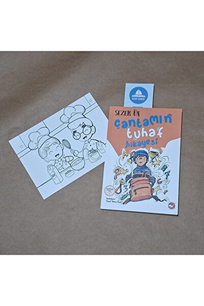Beyaz Balina Yayınları Çantamın Tuhaf Hikayesi / Kitap Ayracı ve Kartpostal B...