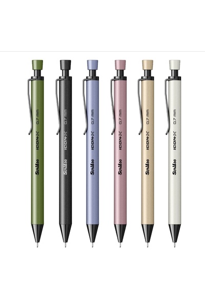 Scrikss İcon-X Uçlu Kalem Metal 0.7 ve 0.5 Uçlu kalem 1 Adet