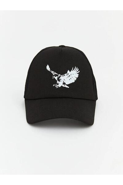 LC Waikiki Crna kapa za dečake Štampano (S6)