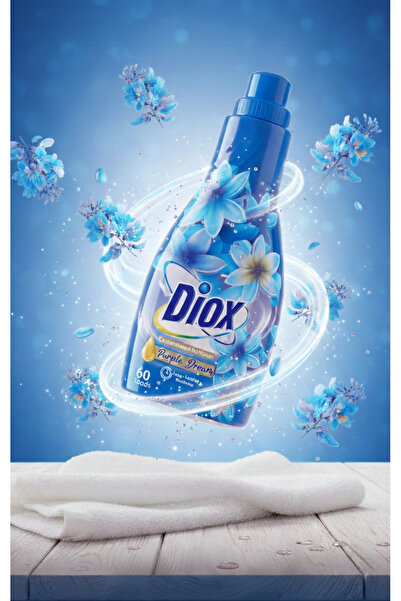 Diox Blue Freshness kokulu Konsantre Yumuşatıcı 1,5L (60 loads)
