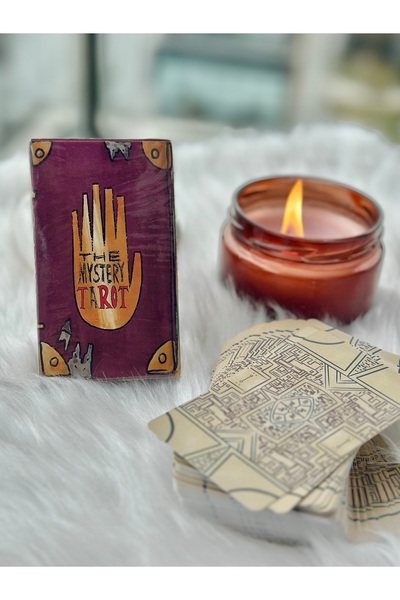 Galaksi Dükkanı The Mystery Tarot/Esrarengiz Kasaba Tarot Kartları -10cm 6,5c...