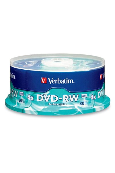 Delixa Verbatim DVD-RW 95179 boş diskler (4,7 GB, 4 x yazılabilir, 30 adet mil)
