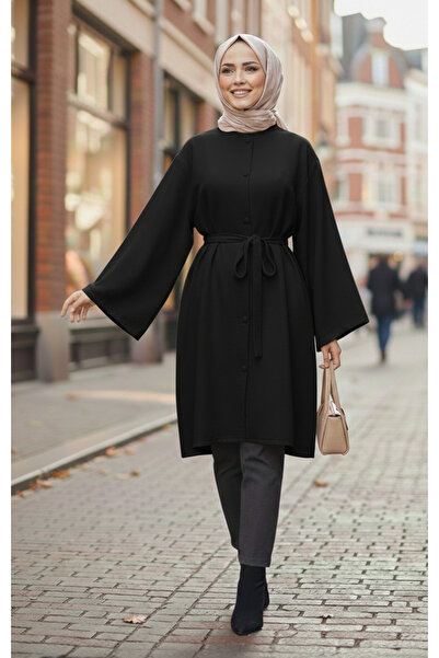 Mina Terzi&Butik Mina Salaş kol düğmeli tunik