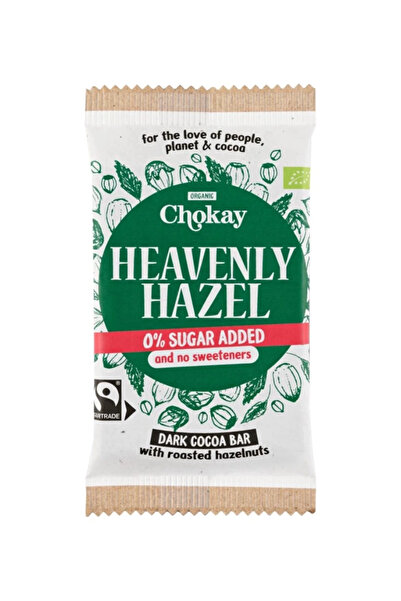 chokay Dark chocolate with organic hazelnuts 70 grams