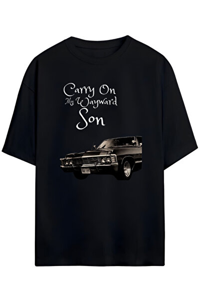 Pandorica's Supernatural Tasarimi Unisex Pamuklu T-shirt