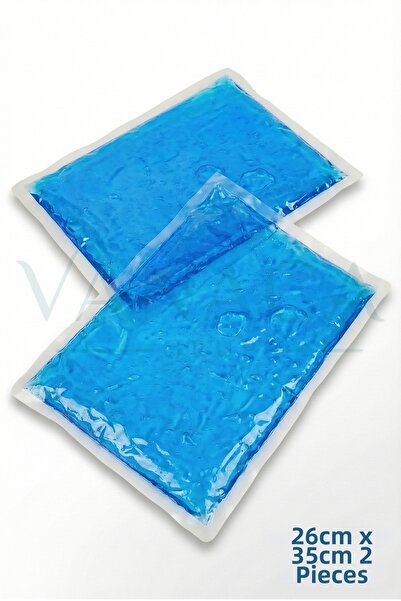 Vanaca Grup 2Pcs Hot Cold Compress Gel Ice Pack - Reusable Cooler Warmer Gel ...