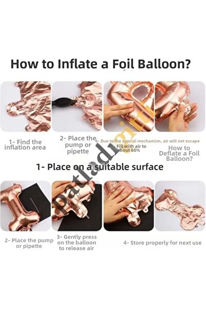 Nacario Nrcrioshop Numeral Red Foil Balloon 34 Inches 76-82 cm (9, Rose) 1201248