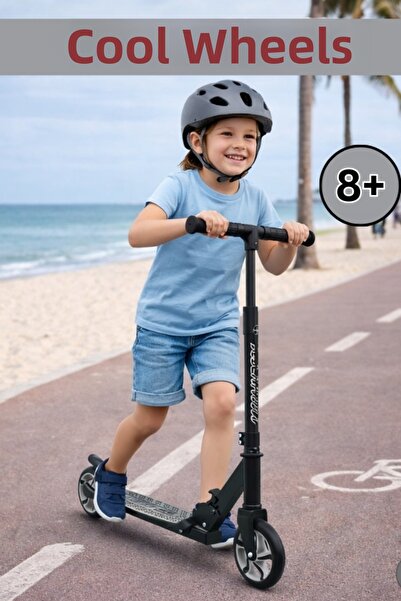 TOHA Coolwheels 8+ Folding Scooter |   2 Wheels, 100 kg Carrying Capacity, Ad...