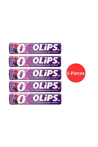 Olipes Olips Forest Fruits Flavored Bonbon Confectionery 28 g (5 Pcs)