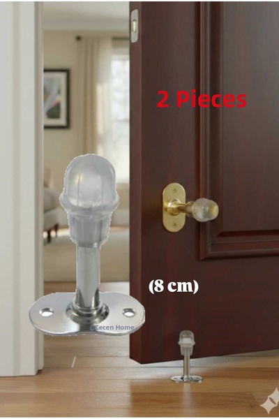 ÇEÇEN HOME (قطعتان) مصد باب من السيليكون عالي الجودة، سدادة باب، مصد باب خلفي...