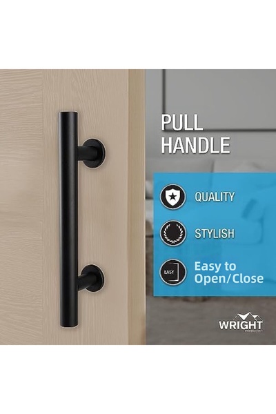 Yıldızan منتجات esnshop مجموعة مقابض داخلية للسحب والتركيب لأبواب الحظائر، أس...