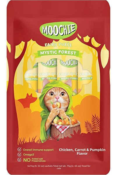 Yıldızan Nzr beautestore Moochie Liquid Cat Food دجاج-جزر-قرع 5x15 جرام 2026 ...