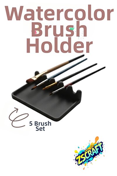 zscraft Μοντέρνα βάση για πινέλο ζωγραφικής / ακουαρέλας με δίσκο στάγδην