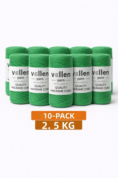 vollen yarn Taranan Macrame Thread 3 mm Taranan Cotton Macrame Thread 10 Pack...