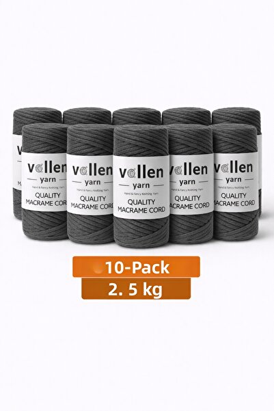 vollen yarn Fir de macrame Taranan 3 mm, fir de macrame din bumbac Taranan, p...