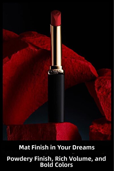 L'Oreal Paris أحمر شفاه غير لامع ذو حجم كبير من Color Riche - 188 Rose Activist