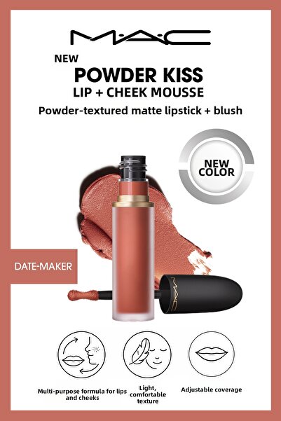 M.A.C Date-Maker Powder Matte Lipstick That Provides a Natural and Soft Color...