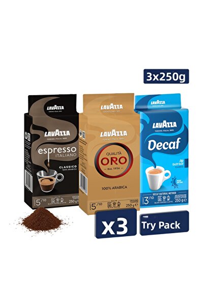 LavAzza ديكاف ماي إيزي داي كلاسيكو + كواليتا أورو + إسبرسو كلاسيكو إيطالي فلت...