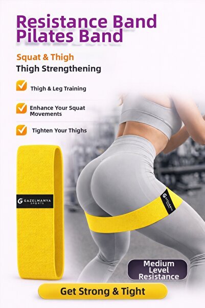 GAZELMANYA بيلاتيس فرقة مرنة الفرقة متوسطة الصلبة القرفصاء الفرقة اللياقة الب...