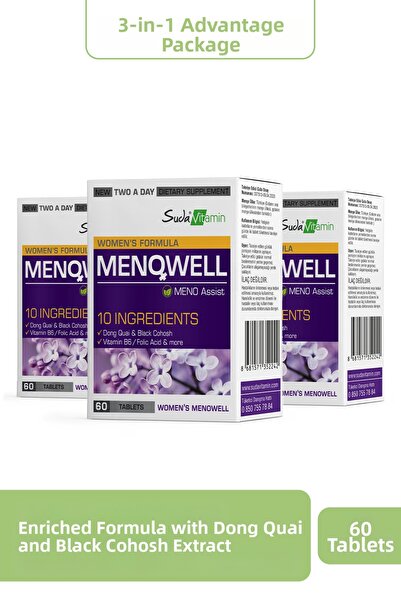Suda Vitamin MENOWELL 60 قرص - 3 قطع