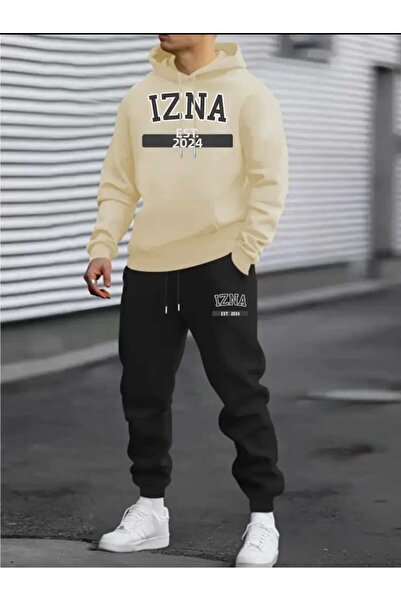 DİVİN Unisix Printed I Oversized Sweatahırt -Eşofman Altı 2Li Takım