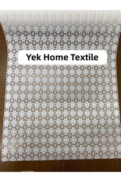 YEK HOME TEKSTİL 50Cm/3-5-10-15Mt Lace Pvc Removable Shelf Cover, with Anti-S...