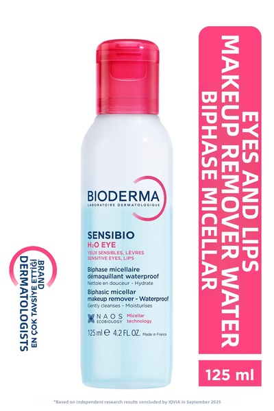 Bioderma Sensibio H2O Eye Dual Phase Eye, Lip, Eyelash Мицеларен препарат за ...