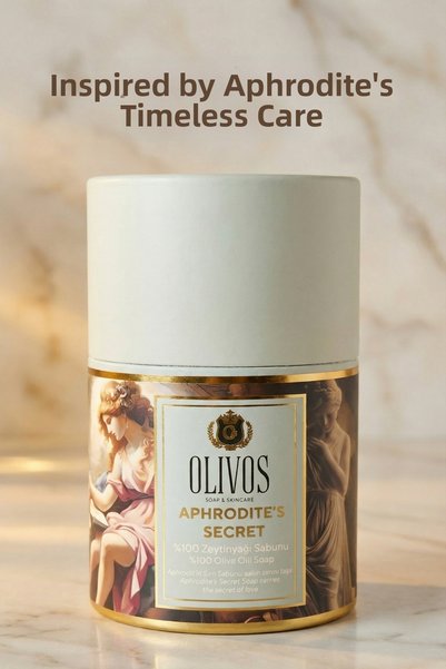 Olivos Aphrodite’S Secret Handmade 100% Olive Oil Solid Soap |   Premium Design Box, 2×100 g