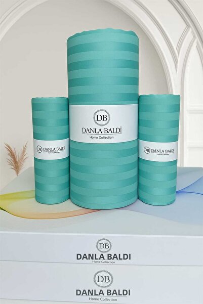 DB DANLA BALDİ Home Collection SET DE Cearșafuri ELASTICE DIN SATIN DE BUMBAC