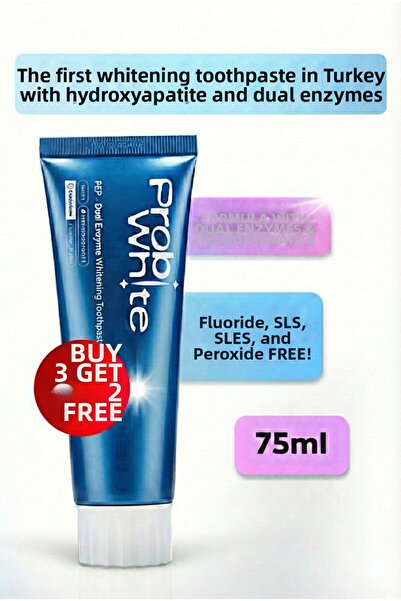 Probident Probiwhite Whitening Toothpaste-Pap Technology, Micro Hydroxyapatit...