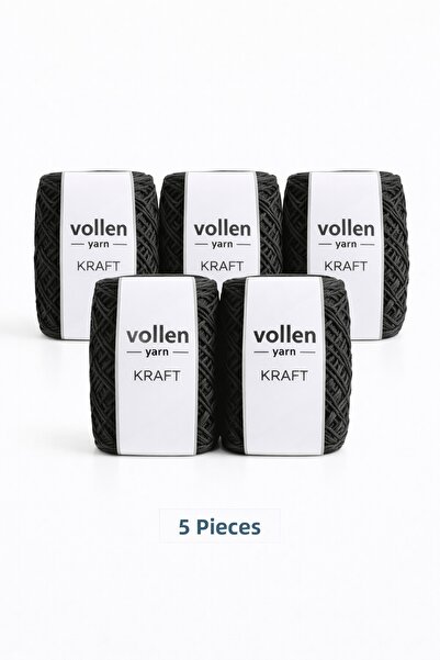 vollen yarn Sfoară de hârtie, pachet de 5 bucăți, 100 grame, Rafia din hârtie...