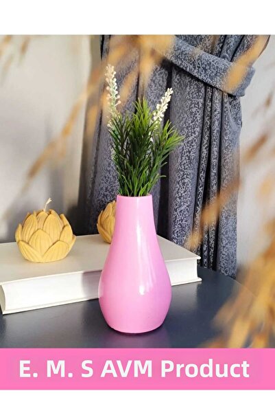 E.M.S AVM VASĂ DROP roz pastel - 13 CM x 7 CM Decorativ croială