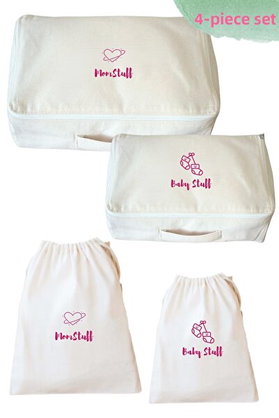 Mama Yoyo Baby&Kids 4-Piece Mother Baby Birth Hospital Organizing Suitcase Ba...