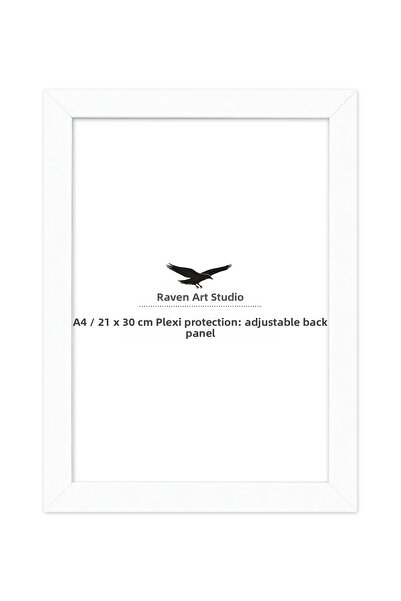 Raven Art Studio Potala A4-21x30cm Alb pentru picturi, fotografii, documente,...