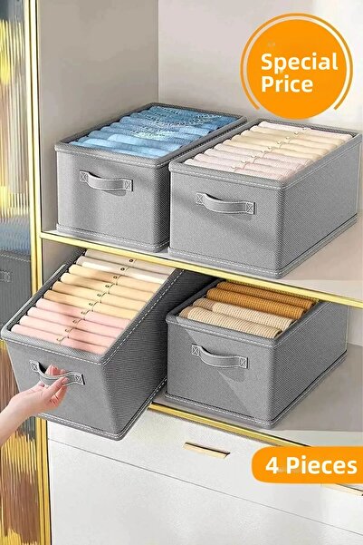 she berrak 4 Pieces of under Cabinet Organizer and Foldable Clothing Storage ...