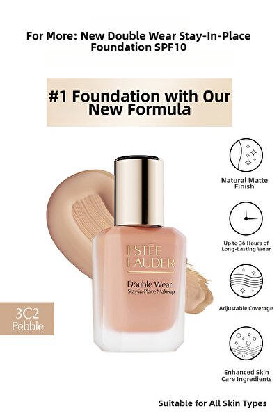 Estee Lauder Double Wear Stay-In-Place Foundation Spf10 Vibrant Matte Finish ...