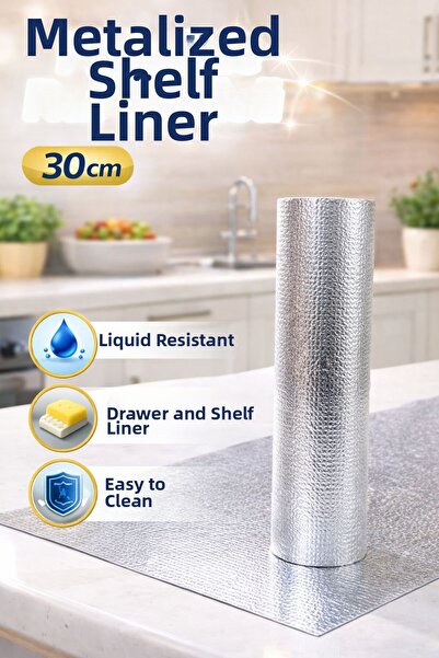 VENON 1 لفة معدنية مطلية بالميني ❤️   1.70 متر إكس 30 سم ❤️   غطاء الرف ❤️   ...