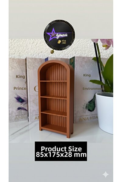 aysanova خزانة كتب مصغرة 2، مكتبة مصغرة، لمحبي الكتب، هواية