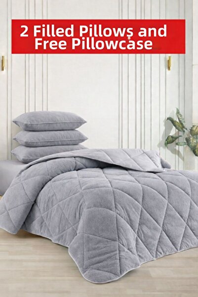 İlkim Tekstil DUBLĂ PERSONALĂ DUPĂ FAȚĂ 195x215 LUX WELSOFT QUILT