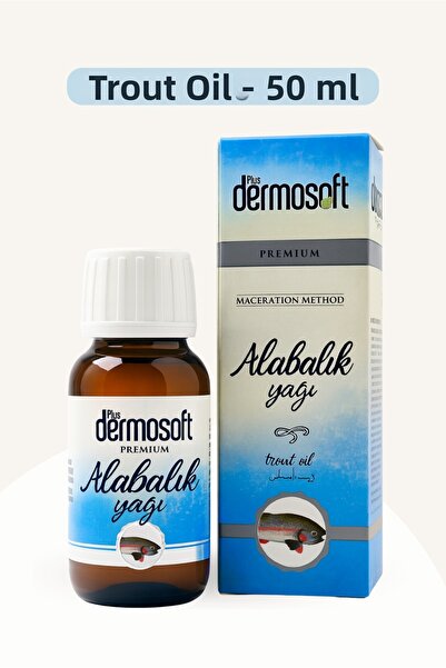 Plus Dermosoft زيت سمك السلمون المرقط 50 مل - زيت للعناية من مصدر حيواني، للت...